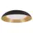 Ledvance Plafonnier LED Orbis Alva Noir et Bois 36W 1600lm - 830 Blanc Chaud | Dimmable tactile